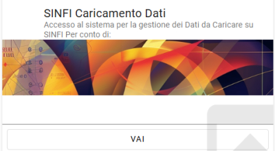 Disponibile il nuovo servizio di caricamento dati